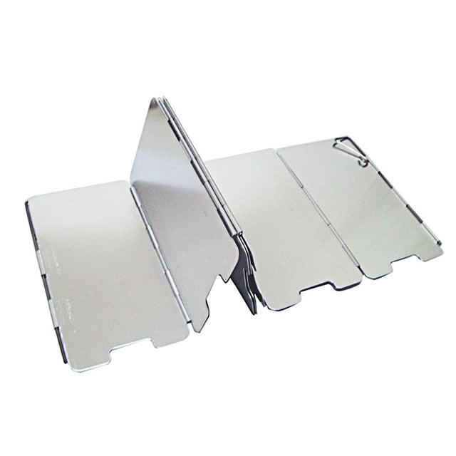 yingyy 1/2/3 9 Plates StoveWind Windproof Screen Collapsible Picnic Backpacking Cooking Burner Protective Accessory 1PCS