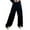 Black, variant on Lounge Pants Women Wide Leg Pants for Women Women's High Waist Straight Leg Casual Pants Lace Trim Comfortable Wide Leg Sweatpants For Yoga Workout Running
