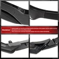 thumbnail image 5 of Ikon Motorsports Front Bumper Lip, Compatible with 2024 Nissan Sentra IKON Style Carbon Fiber Print PP Air Dam Chin Spoiler Protector Splitter 3PCS, 5 of 5