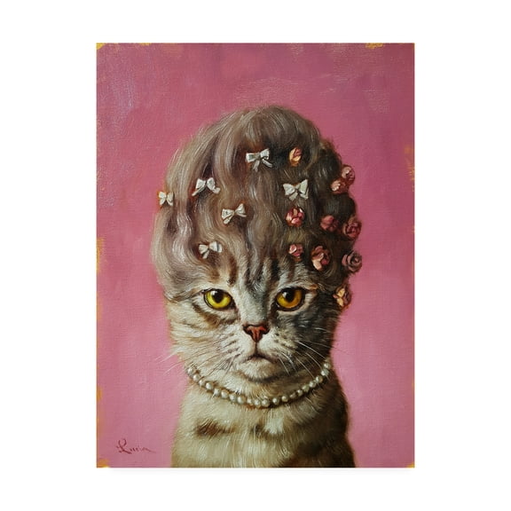 Trademark Fine Art 'Marie Catoinette' Canvas Art by Lucia Hefferna