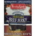 thumbnail image 3 of Bridgford Sweet Baby Ray's Sweet Teriyaki Beef Jerky, 3.25 oz – 100% American Beef, Gourmet Flavor, 3 of 8