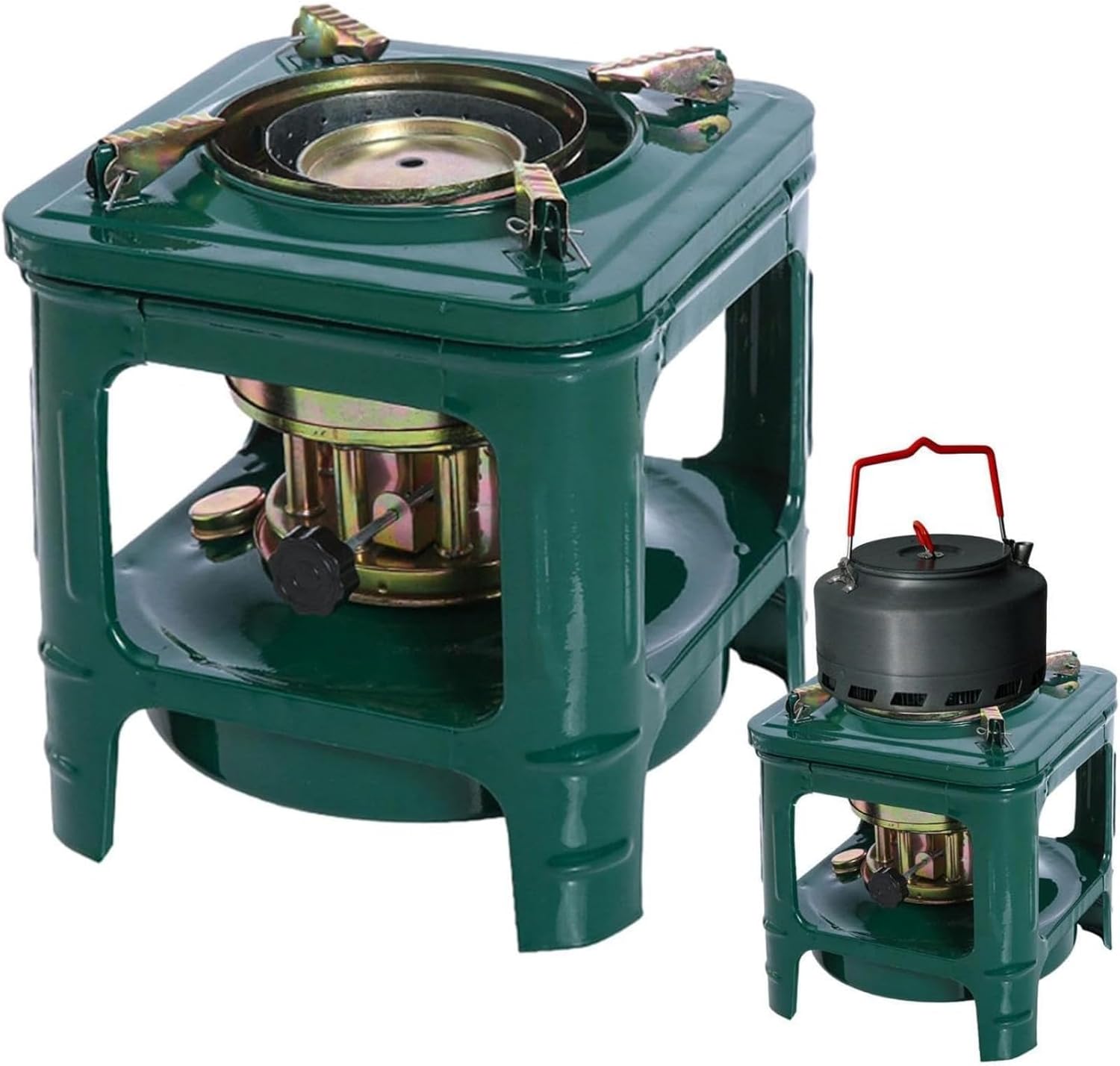 Kerosene Stove 8 Wicks Portable Camping Stove for Backpacking Hiking Outdoor Adventure with Cookware Burner, Lightweight Oil Stoves Cooker,fogon de petrleo para cuba (1 PCS)