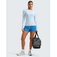 thumbnail image 3 of CRZ YOGA Womens Cloudweight Long Sleeve Workout Tops Lightweight Athletic Basic T-shirts, 3 of 4
