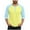 Yellow Mens Shirts, variant on Mens Workout Top Long Sleeve Button Up Henley Shirt Casual Color Blocked Pullover Pajama Sleep Tops