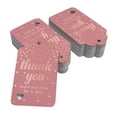 thumbnail image 2 of Inkdotpot Rose Gold Foil Paper Hang Tags ThankYou From The New Wedding Favor Tags 100 Pack, 2 of 6