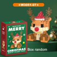 thumbnail image 1 of Christmas Micro Building Blocks Set, Santa Claus and Reindeer DIY Puzzle Assembly Bricks, Festive Table Decoration Ornament, Educational Creative Christmas Gift for Kids, 1 of 6