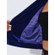 thumbnail image 5 of Chaqueta de motociclista recortada de terciopelo con solapa de pico y cremallera para mujer INSPIRE CHIC XS Azul Real, 5 of 5
