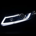 thumbnail image 4 of DRL LED Light Bar Strip Projector Headlight Head Lamp Replacement in Black Housing Clear Lens Made For And Compatible With 2012 - 2015 Honda Civic 12 13 14 15, 4 of 7