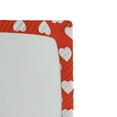 thumbnail image 3 of Ambesonne Valentine's Day Fitted Sheet, White Hearts Love, Twin XL Size, Vermilion White, 3 of 3