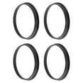thumbnail image 1 of Anillos centrados de cubo de rueda de automóvil de 83.1 mm a 79.6 mm, negros, de policarbonato, 4 Pcs, 1 of 7