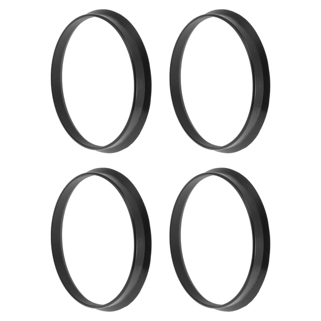 Anillos centrados de cubo de rueda de automóvil de 83.1 mm a 79.6 mm, negros, de policarbonato, 4 Pcs