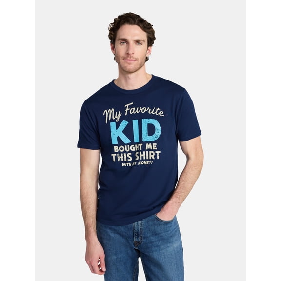 Father's Day Men's Smart Purchase Graphic Tee by Way to Celebrate, Sizes XS-5XL