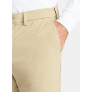 George Mens & Big Mens Classic Fit Premium Straight Leg Khaki Pants, Waist Sizes 29-54