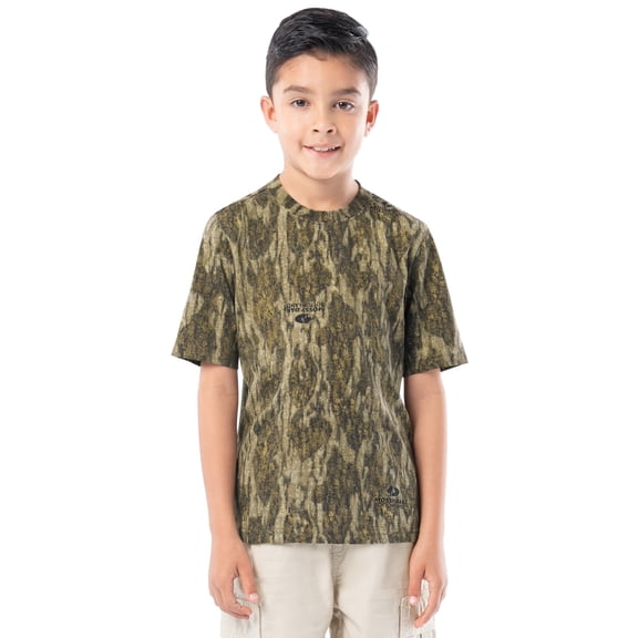 Mossy Oak Youth Hunting Camo Short Sleeve T-Shirt, size XS-XL