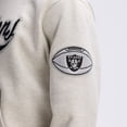 thumbnail image 6 of Fanatics Oatmeal Las Vegas Raiders IconicFleece Tipped Hoodie, 6 of 7