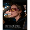 thumbnail image 4 of KALIYADI Fit-Over Night-Vision-Glasses for Women: Striped Anti Glare Night Driving Glasses for Men High Definition Lens, 4 of 7