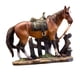 thumbnail image 5 of Figura de estatua de caballo, escultura decorativa coleccionable, adorno artístico para decoración del hogar, mesa, muebles, dormitorio, sala de estar Estilo B, 5 of 9