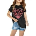 thumbnail image 1 of Mefallenssiah T-Shirts pour Enfants Manches Courtes T-Shirt Graphique Col Rond Crop top pour Filles et Garçons de 3 à 14 Ans, 1 of 3