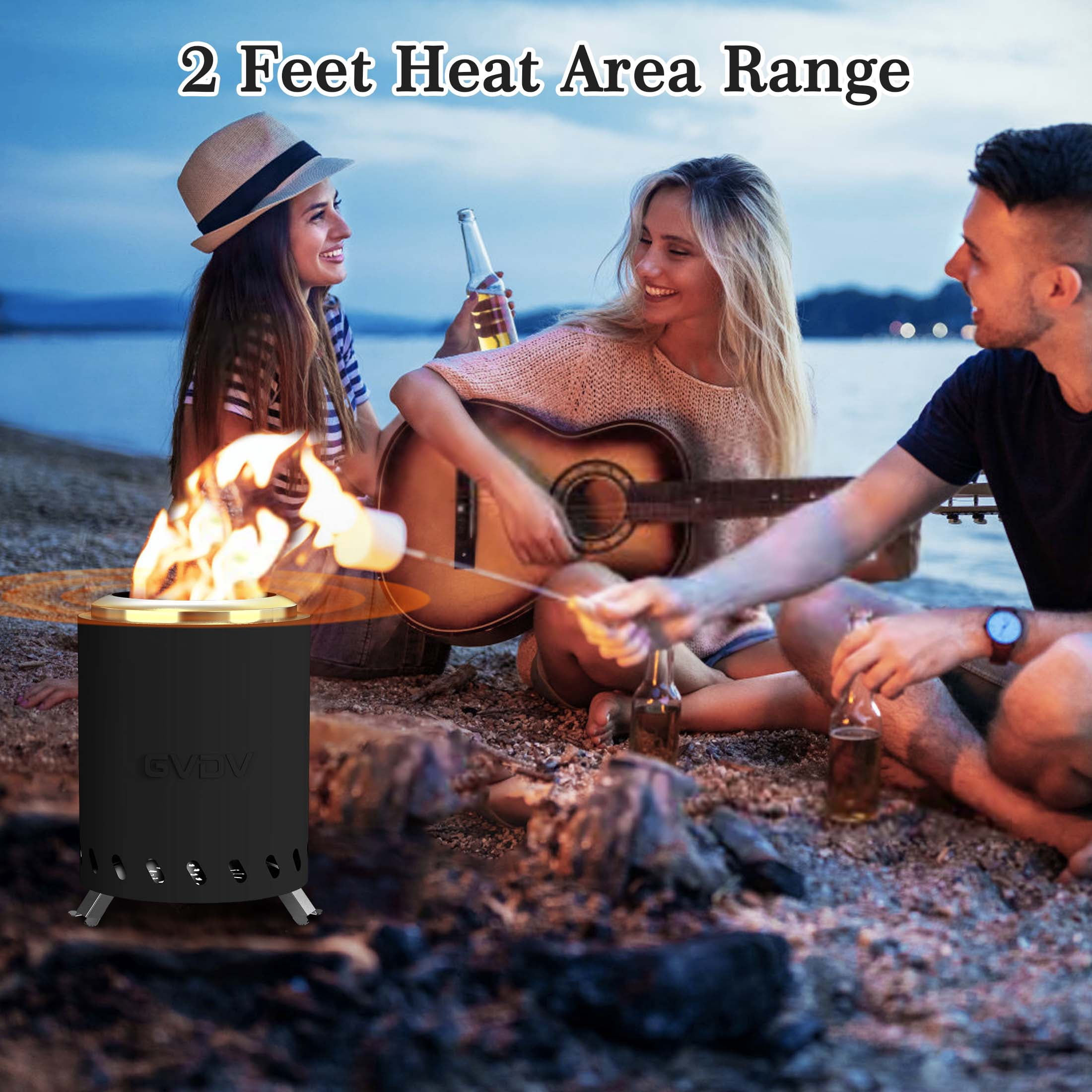 GVDV, Tabletop Fire Pit, 7.5