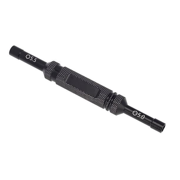 Vogacara Manguito de desmontaje de coche RC, herramienta de desmontaje de tuerca práctica, herramienta de reparación de equipo de eliminación Universal Kits de construcción modelo Negro Vogacara FN001306-02