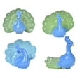 thumbnail image 1 of 4 figuras de pavo real de resina, estatuas creativas de pavo real, adornos de escritorio para el hogar., 1 of 6