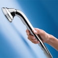 thumbnail image 3 of Moen Chrome Bathroom Safety 48-Inch Grab Bar with Curl Grip, 3 of 6