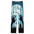 thumbnail image 4 of Jesvior Women'S Casual Halloween Print Sleep Pants Soft Lounge Pajama Trousers with Drawstring Elastic Waist for Home Nightwear, 4 of 5