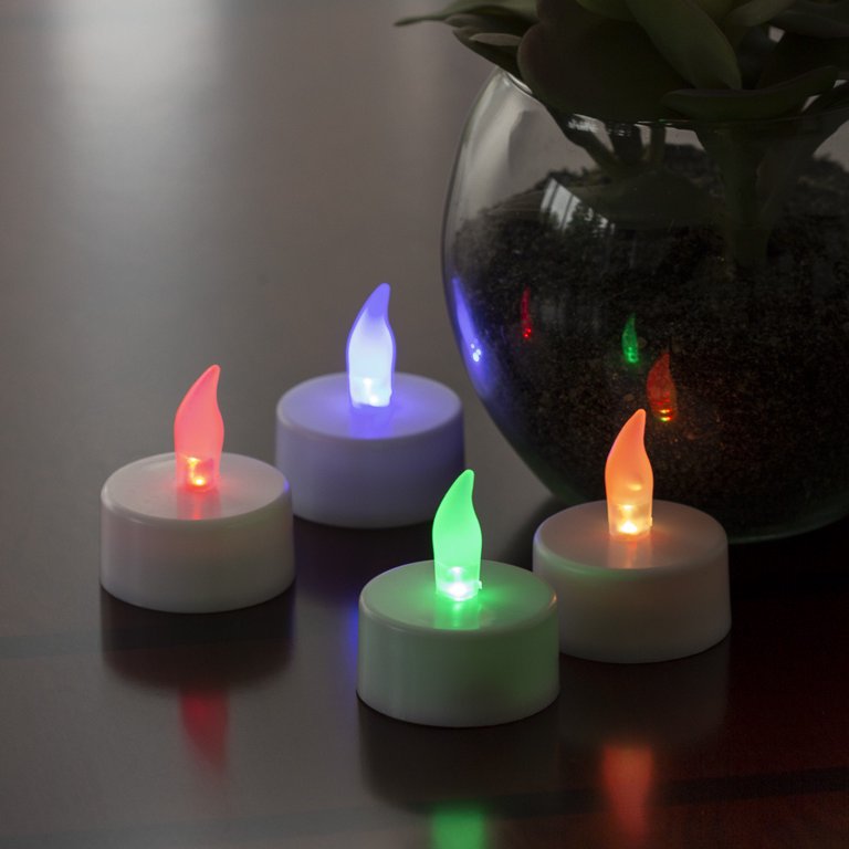 Sterno Home LED Tealights, Twist Flame - 12 pack