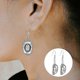 thumbnail image 2 of 1 Pair Dangle Cowboy Cowgirl Cap Earrings Stylish Mini Western Hat Earrings Ear Jewelry, 2 of 4