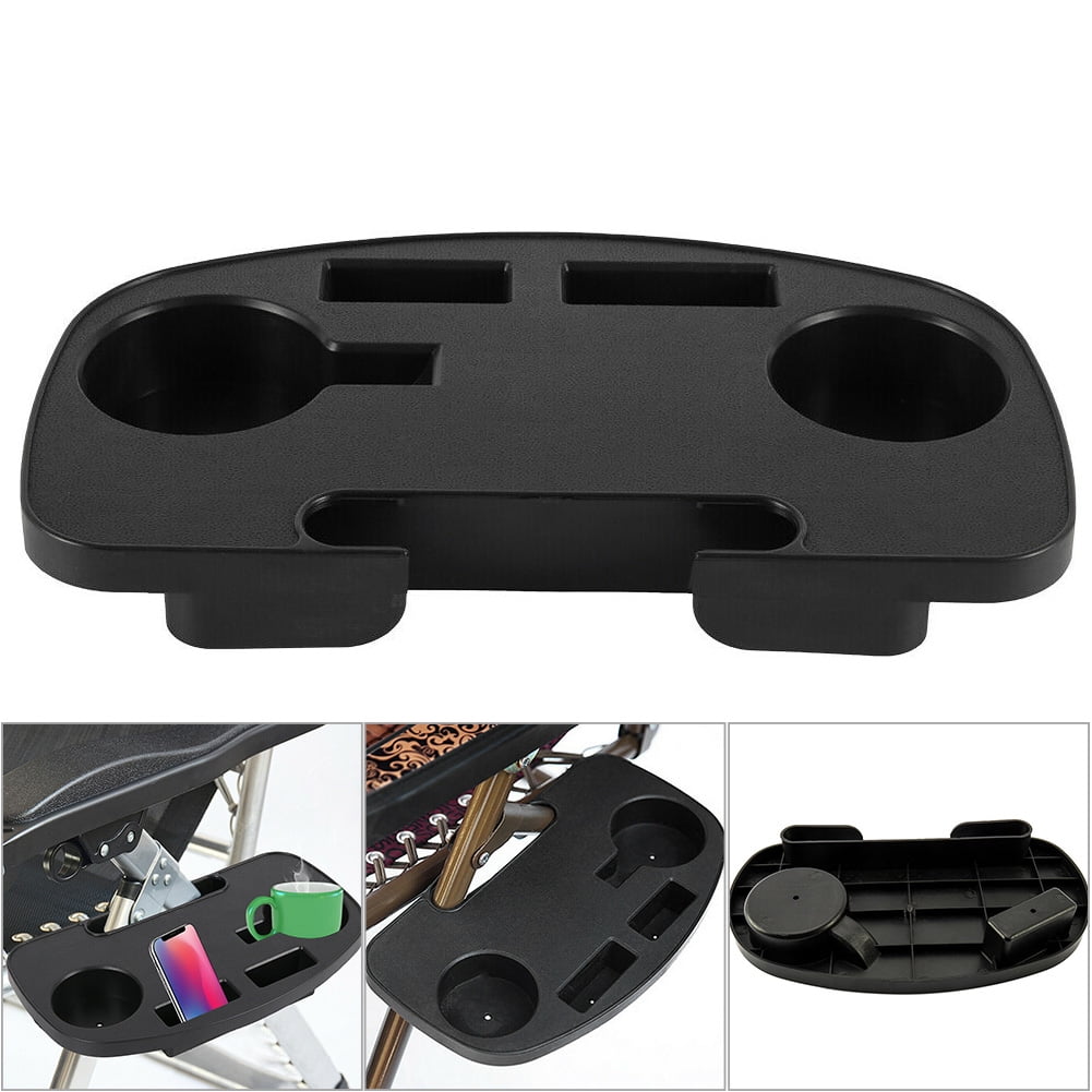 Universal Cup Holder for  Chair Utility Tray Clip On Chair Table 