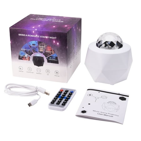 

Livesture Starry Sky Watermark Laser Projector Light Bluetooth Music Starry Sky Light Data line USB