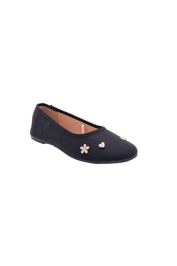 Girls' Ballet Flats  Sparkly Ballet Shoes for Girls with Charms, Dressy Ballet Flats for Little Kid/Big Kid
