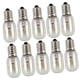 thumbnail image 2 of Appliance Light Bulbs E12 Appliance Light Bulb 15W Scent Warmer Bulb Round Shape Energy Saving 12Pcs, 2 of 5