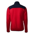 thumbnail image 3 of Men's-Cutter & Buck  Red New England Revolution Big & Tall Cascade Eco Sherpa Fleece Full-Zip Jacket, 3 of 3