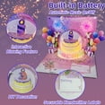 thumbnail image 6 of Lockways 3D Pop Up Birthday Cards, Music Light Birthday Greeting Cards with Blowable Candle, Fireworks Birthday Postcards with DIY Age for Women, Men, Daughter, Son, 6 of 7
