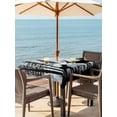 thumbnail image 4 of Square Outdoor Tablecloth with Umbrella Hole Deer Bear Outside Table Cloth Waterproof Patio Table Cover Retro Farmhouse Trees Forest Wooden Grain Zipper Tablecloths for Picnic Camping 54x54 Inch, 4 of 8