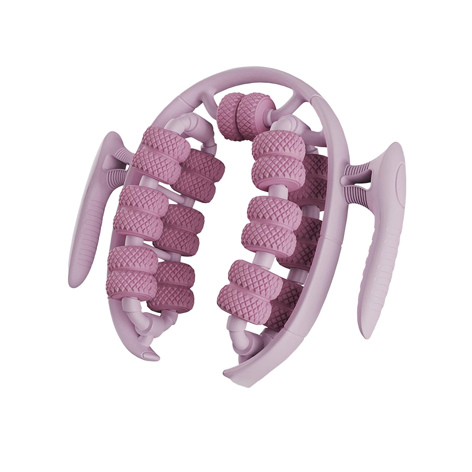 Gazechimp Massage Roller Anti Slip Muscle Relax Roller Leg Massager for Legs Arm Thigh pink