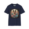 thumbnail image 5 of German Shepherd flowers and leaves shirt, 5 of 10
