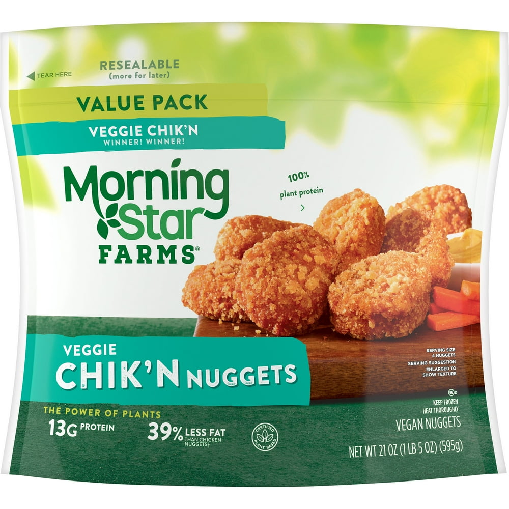 MorningStar Farms Meatless Chicken Nuggets, Plant Based MorningStar Farms Meatless Chicken Nuggets, Plant Based