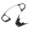 thumbnail image 3 of Steering Wheel Decaration, Carbon Fiber Style Lightweight Stylish Wearproof Steering Wheel Cover Trim  For Pickup, 3 of 8