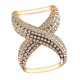 thumbnail image 5 of Elegante bufanda de seda Clips Anillos Broche de hebilla adornado con diamantes de imitación dorado jinwen Sujetador de bufanda de seda, 5 of 8