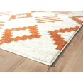 thumbnail image 4 of Abani Casa Collection Cream Orange 8' x 10' Pixel Diamonds Modern Area Rug, 4 of 5