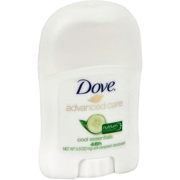 Dove Advanced Care Anti-Perspirant Deodorant, Cool Essentials 0.50 oz (Pack of 2)