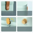 thumbnail image 3 of Oval Plastic Medicine Storage Box, Large Capacity Double Layers Emergency Kit Organizer with Non Slip Feet, Lock, 360 Degree Rotation, Rounded Corners, 3 of 8