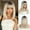 White highlights LC8344-1, variant on Foreign Trade Cross-Border European and American Style New Product Full Bangs Short Hair Bobo Head Gradient Gray-White Fashion Wig for Women Full Head Cover