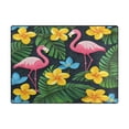 thumbnail image 5 of Yayeee Area Rugs for Living Room 5.2'x4' Non Slip Washable Bedroom Floor Carpet, Flamingo Floral Pattern, 5 of 5