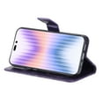 thumbnail image 5 of TECH CIRCLE Case for 2022 Apple iPhone 14 (6.1") Cell Phone - Protective PU Leather Stand Flip Flower Case (Purple), 5 of 6