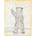 thumbnail image 2 of Unique Loom Whimsy Kids Collection Area Rug - Grizzly (2' 2" x 2' 11" Rectangle Ivory and Gray/Yellow), 2 of 9