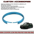 thumbnail image 5 of Xotic Tech Sky Blue Aluminum Alloy Remote Control Key Cover Ring Rim Surrounding Compatible with Mini Cooper JCW R55 R56 R57 R58 R59 R60 R61, 5 of 8