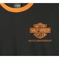 thumbnail image 3 of Harley-Davidson Men's 120th Anniversary Ringer Short Sleeve Tee - Black, 96834-23VM, 3 of 4